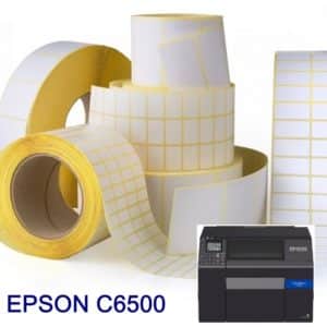 Rouleau d’étiquettes papier mat – C6500