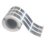 Étiquettes de propriété autocollantes pour industrie - 1 couleur