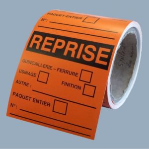 Étiquettes non adhésives indéchirables et résistantes usage extérieur