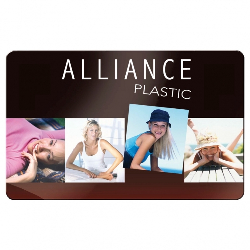 Cartes en polyester laminé brillantes ou mates