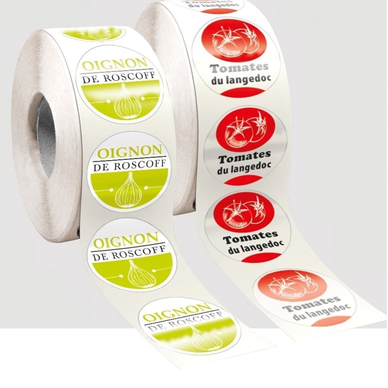 étiquettes contact alimentaire