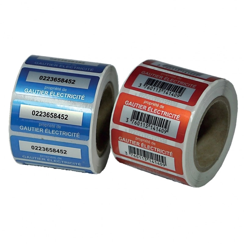 étiquettes de propriété