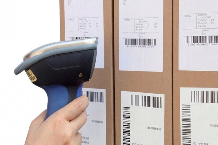 scan étiquettes papier thermique