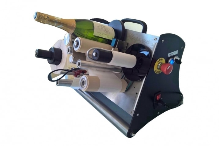 système de pose d'étiquettes adhésives