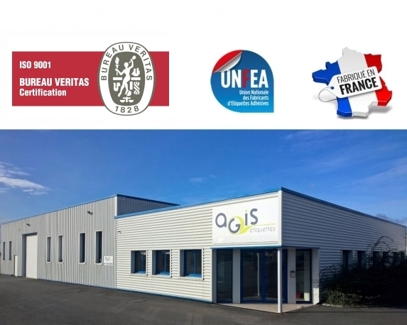 Certifications et locaux d'Agis Etiquettes